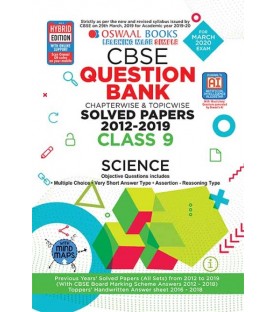 Oswaal CBSE Question Bank Class 9 Science Chapter Wise and Topic Wise | Latest Edition